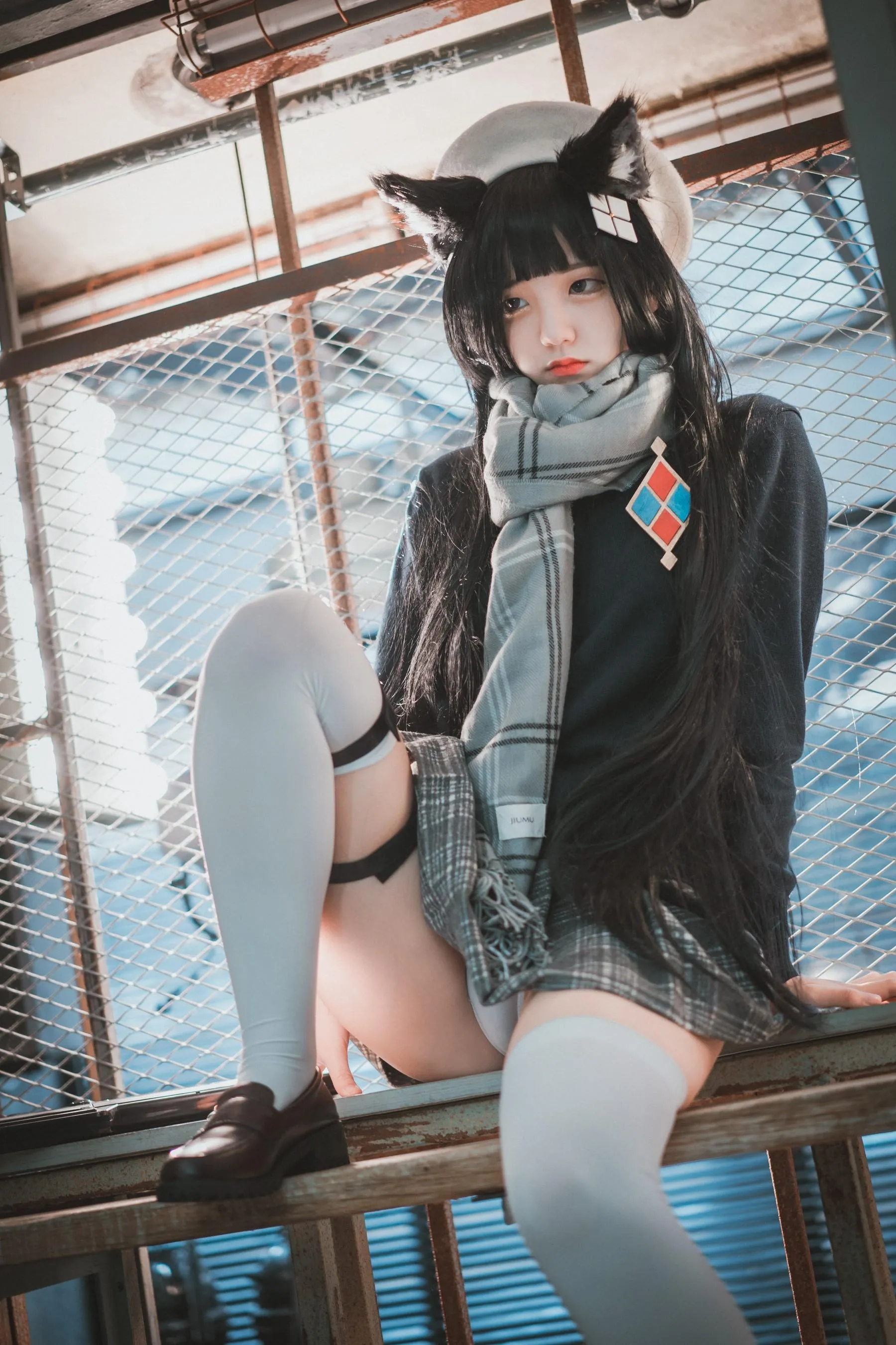 Jenny 정제니 – NO.19 [DJAWA] Type95 Pure White Graduation Girls Frontline [33P]插图